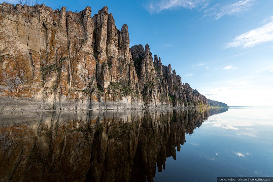 Ленские столбы каменный лес Якутии