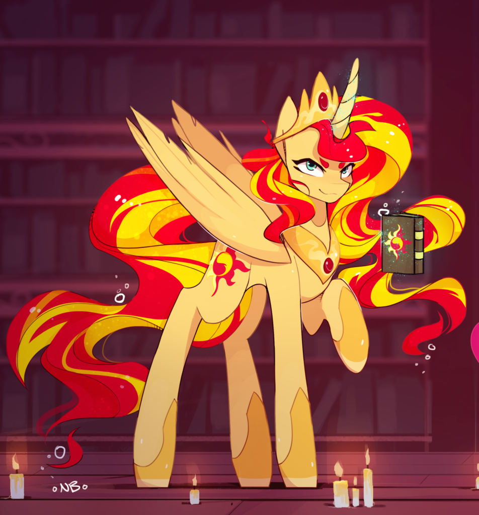 My little Pony Сансет Шиммер Аликорн