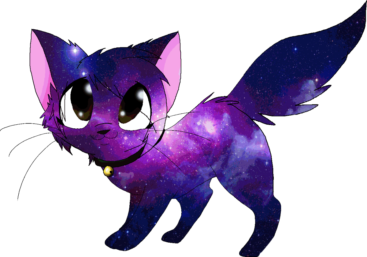 Коты Воители фиолетовая кошка