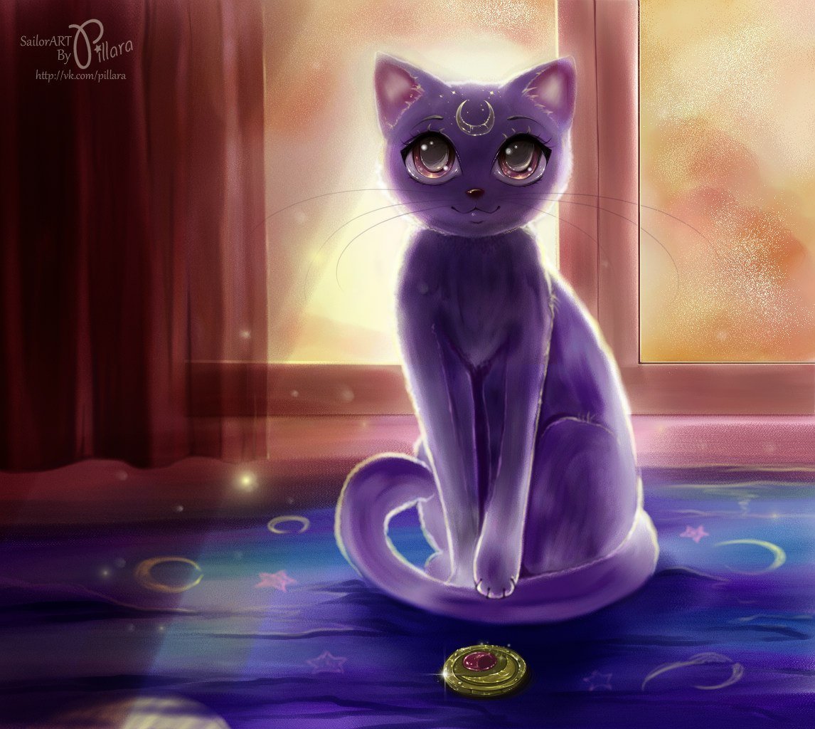 Сиреневая кошка