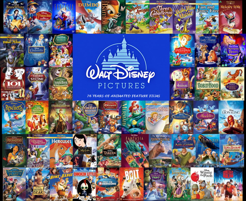 Мультфильмы Диснея DVD