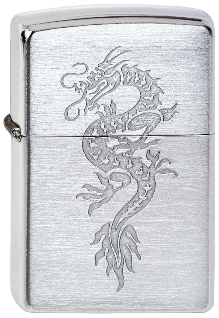 Зажигалка Brushed Chrome Zippo 200