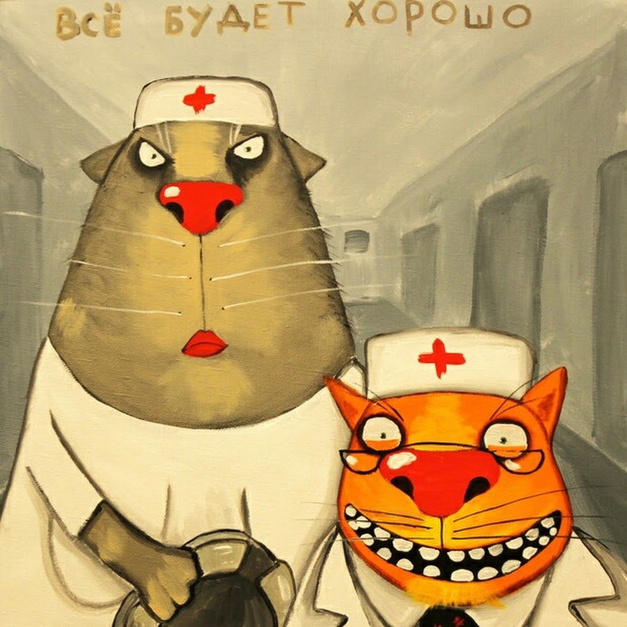Котик врач