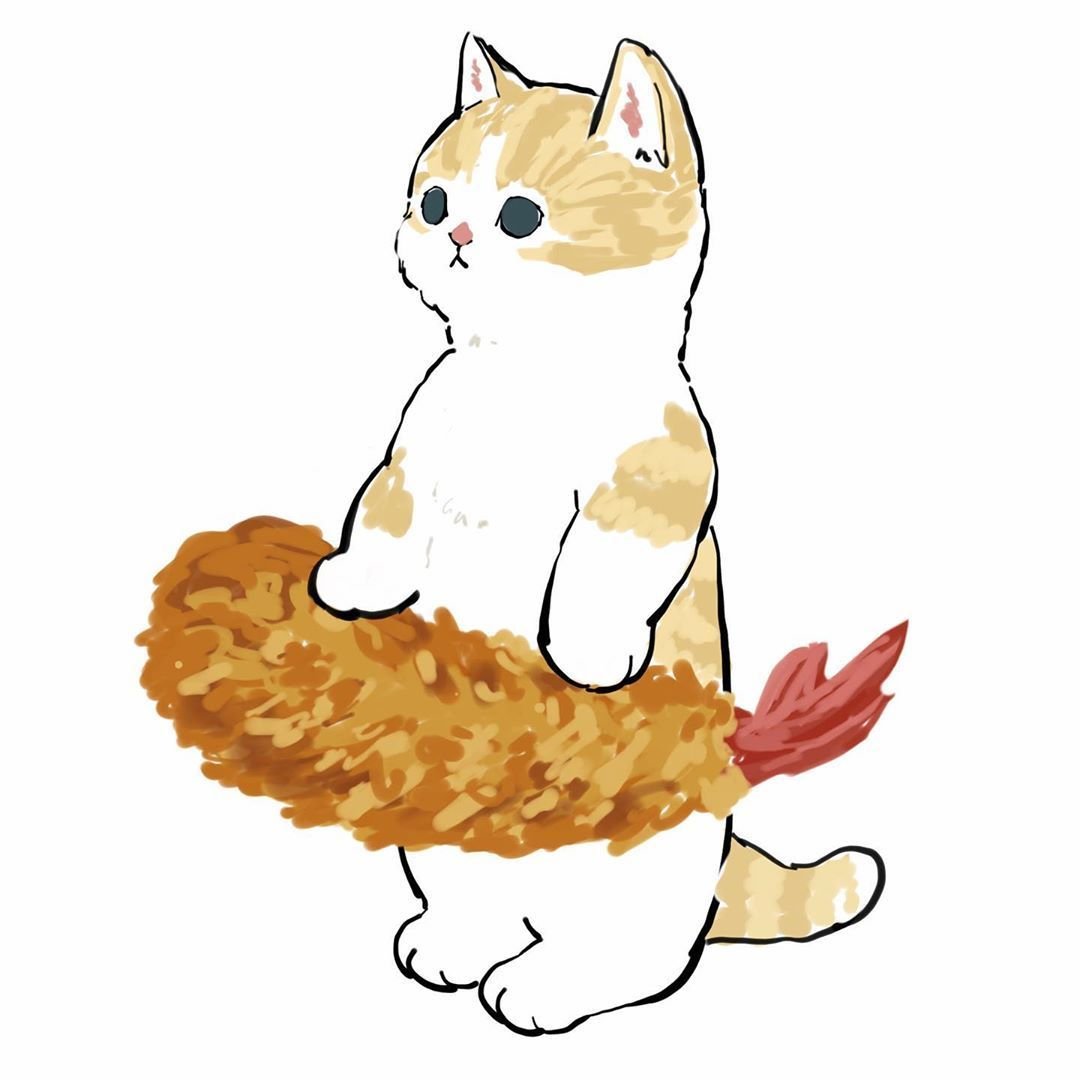Mofu_Sand котики наклейки