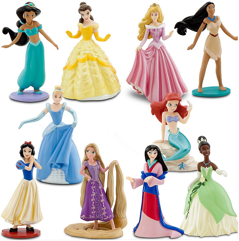 Набор кукол Disney Princess Ариэль, Аврора, Бель, Золушка и Жасмин