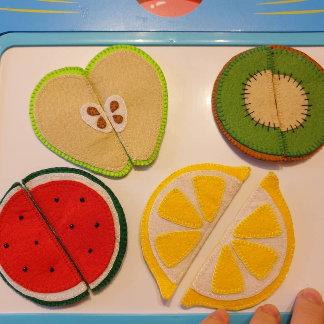 Фрукты из фетра