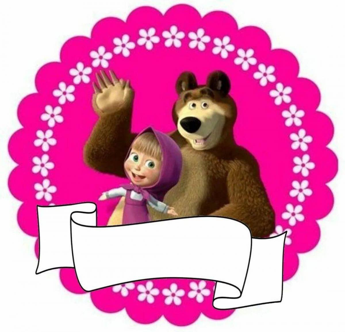 Маша и медведь новогодние