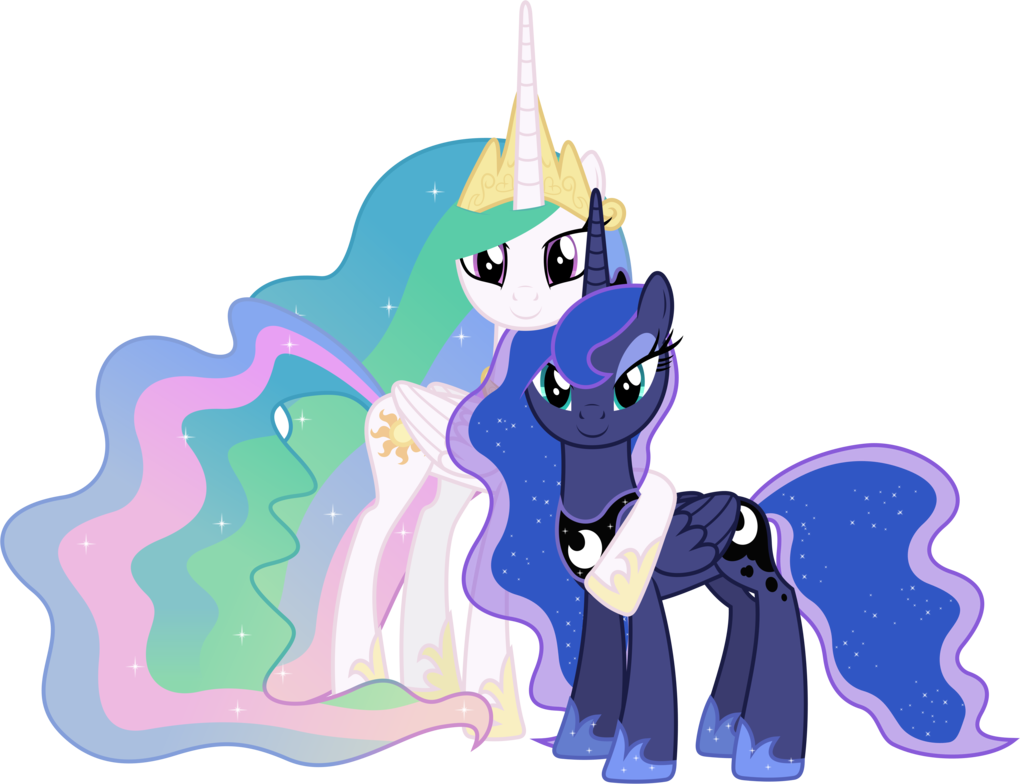 My little Pony Луна и Селестия
