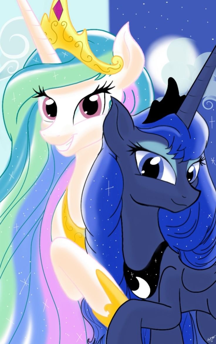 My little Pony Луна и Селестия