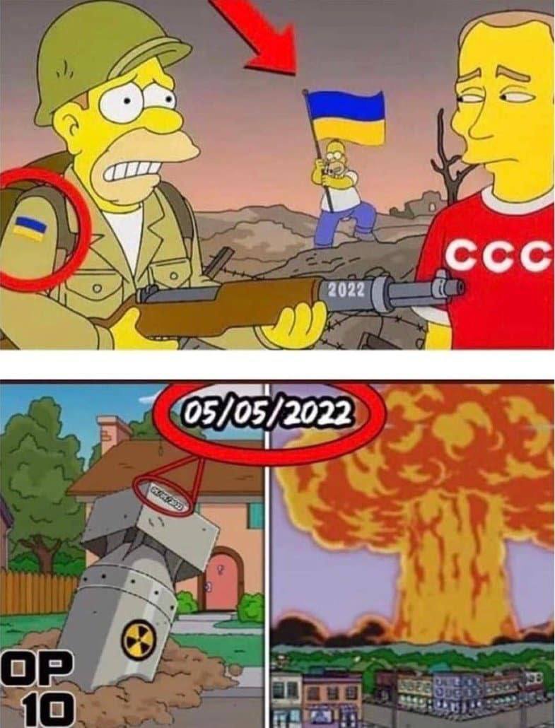 Симпсоны война России и Украины