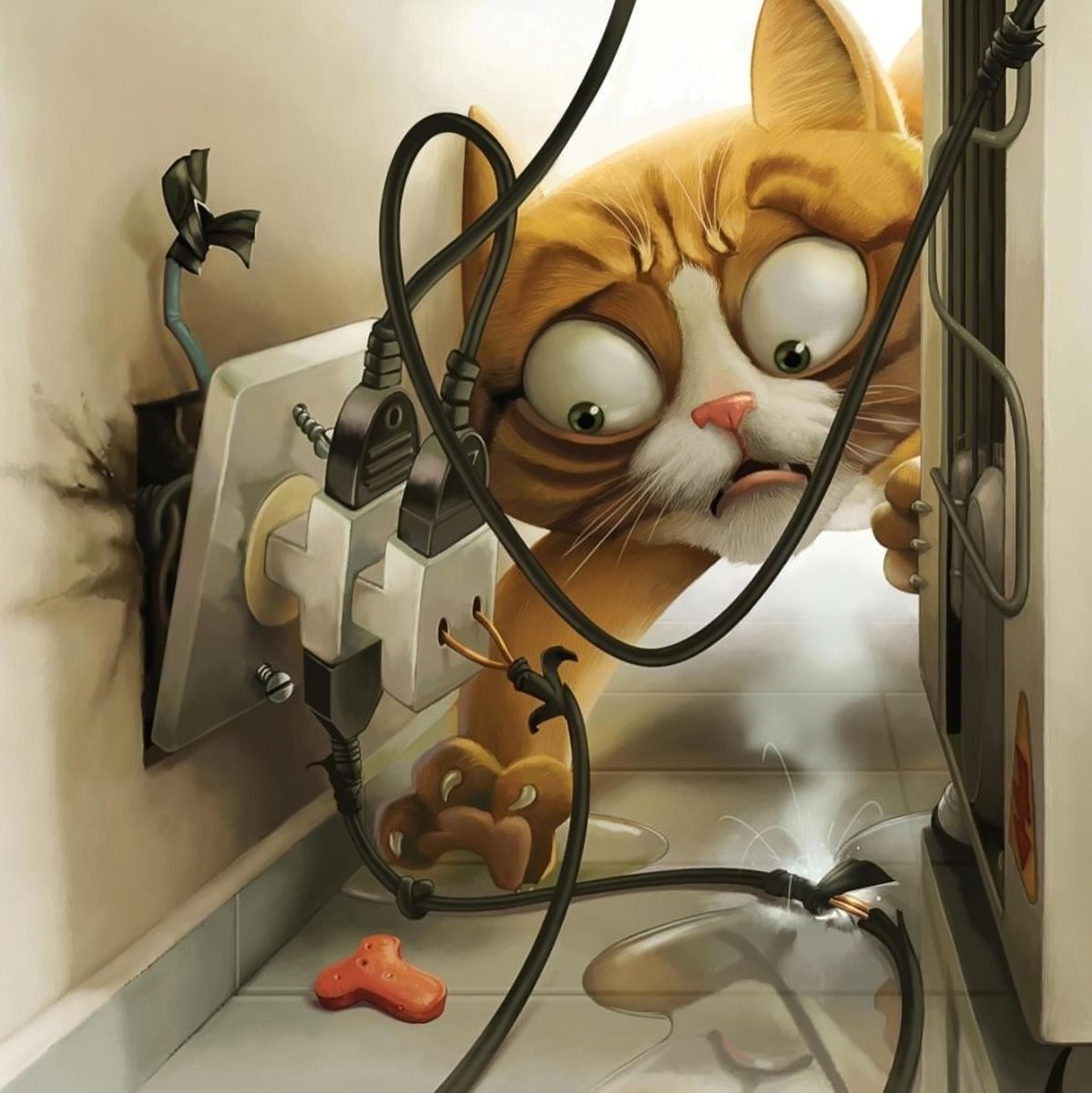 Кот электрика