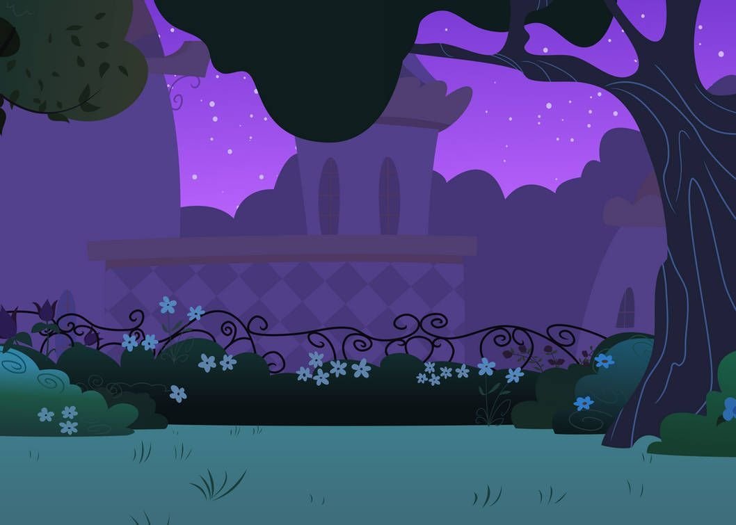 MLP Кантерлот сад фон