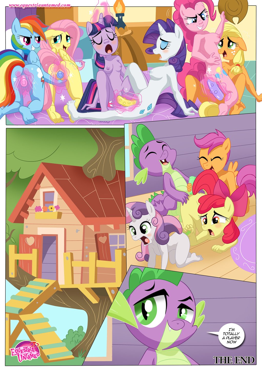 Equestria untamed Радуга оргия