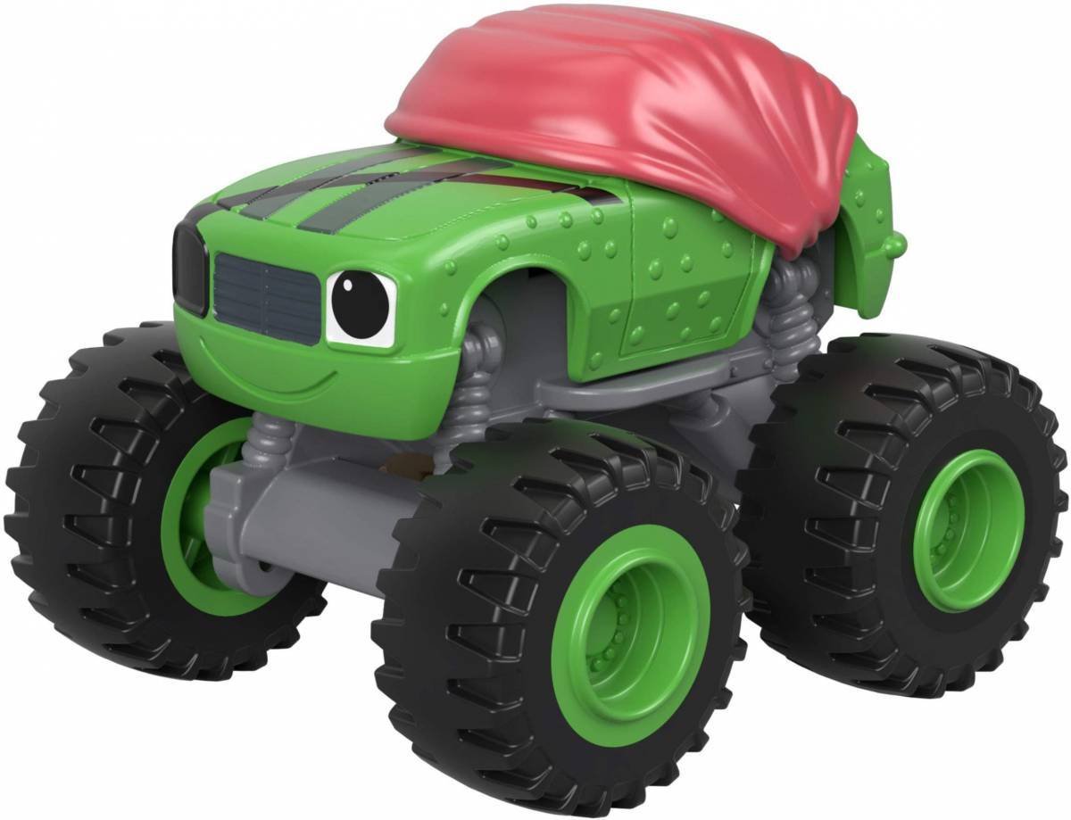 Машинка Fisher-Price Blaze огурчик