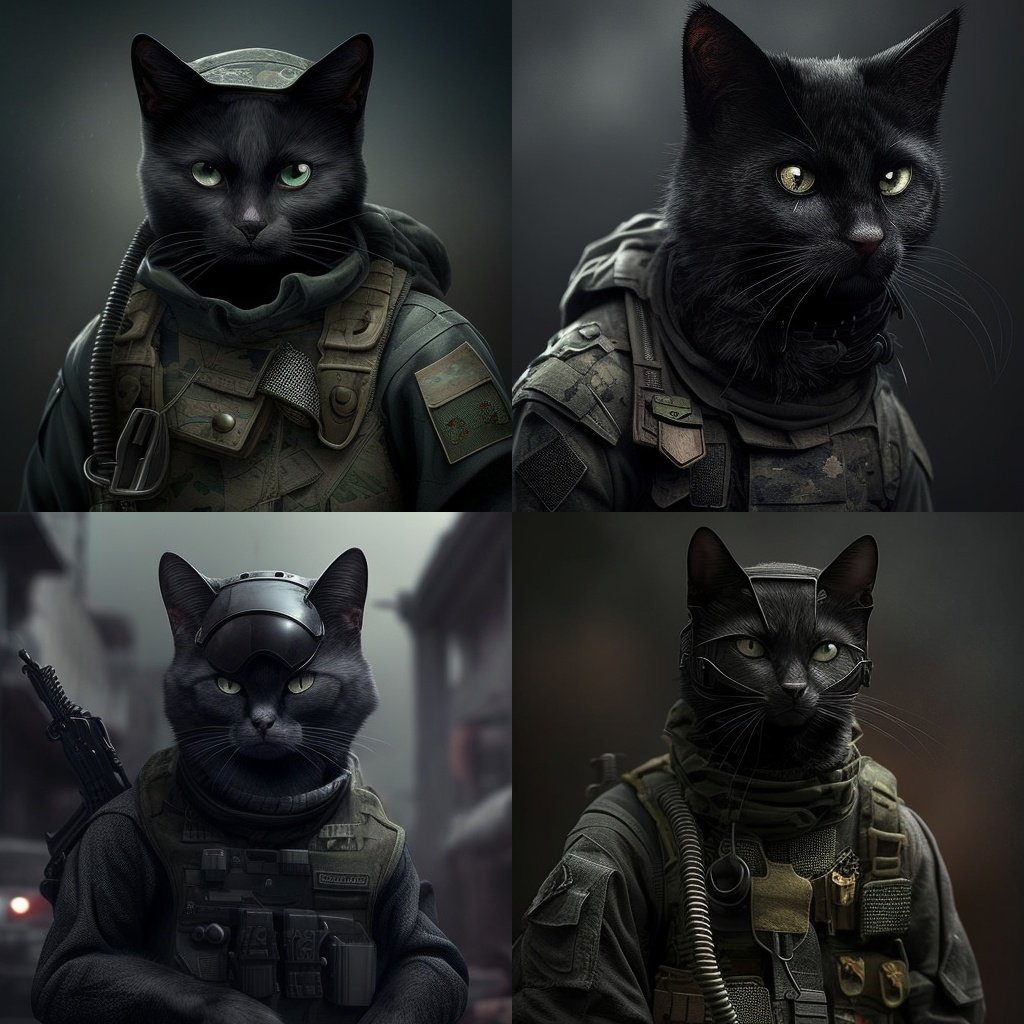 Котик военный