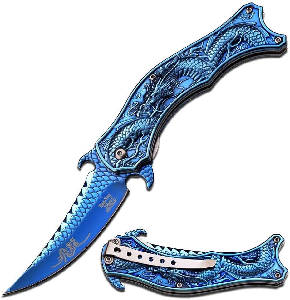 Нож раскладной Frost Blue Dragon