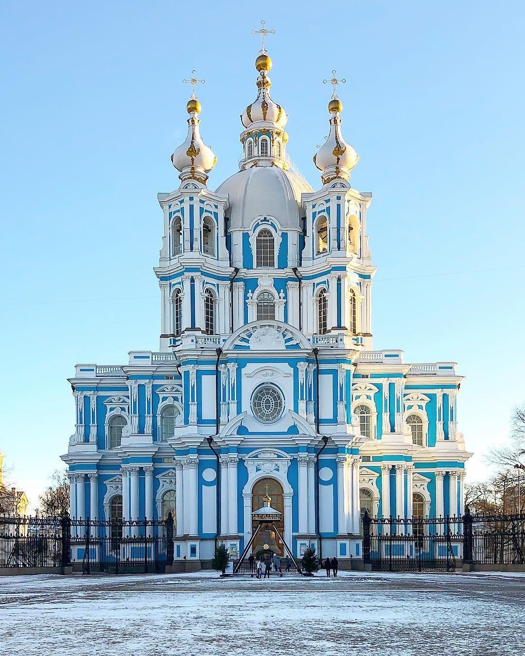 Смольный собор Елизаветинское Барокко