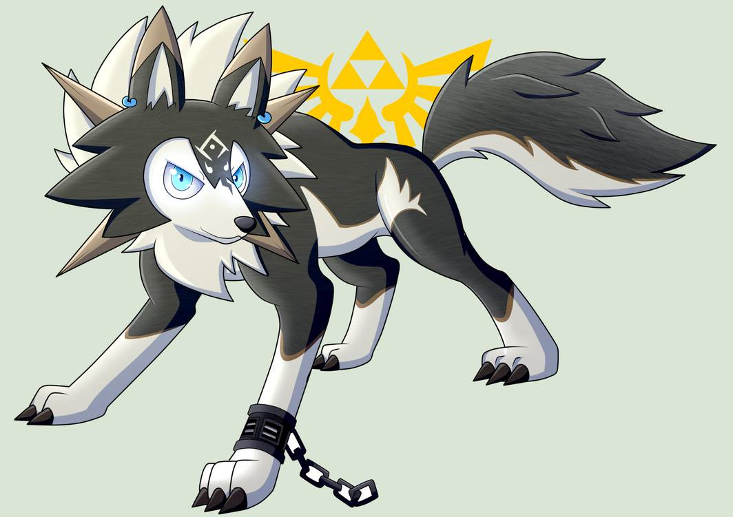 Покемоны волки Lycanroc