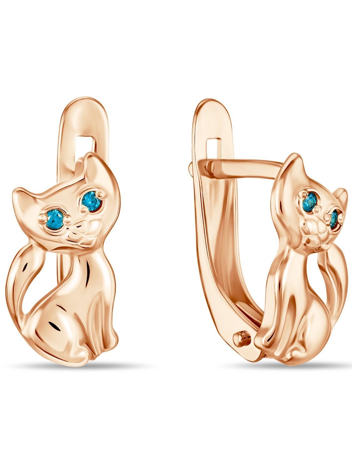 Серьги c фианитами e2028-s132-262