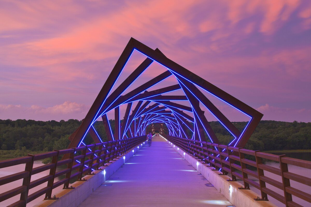 Мост High Trestle Trail