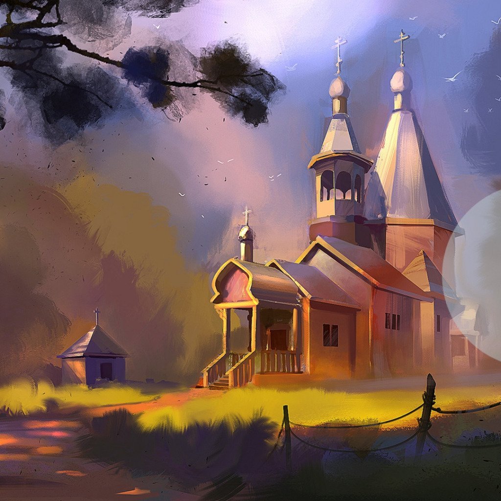 Церковь арт