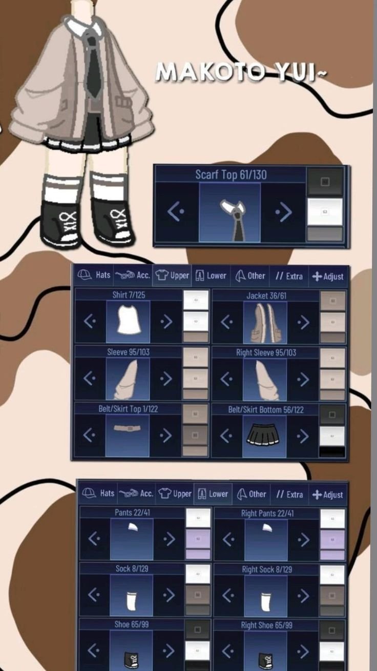 Gacha outfits ideas