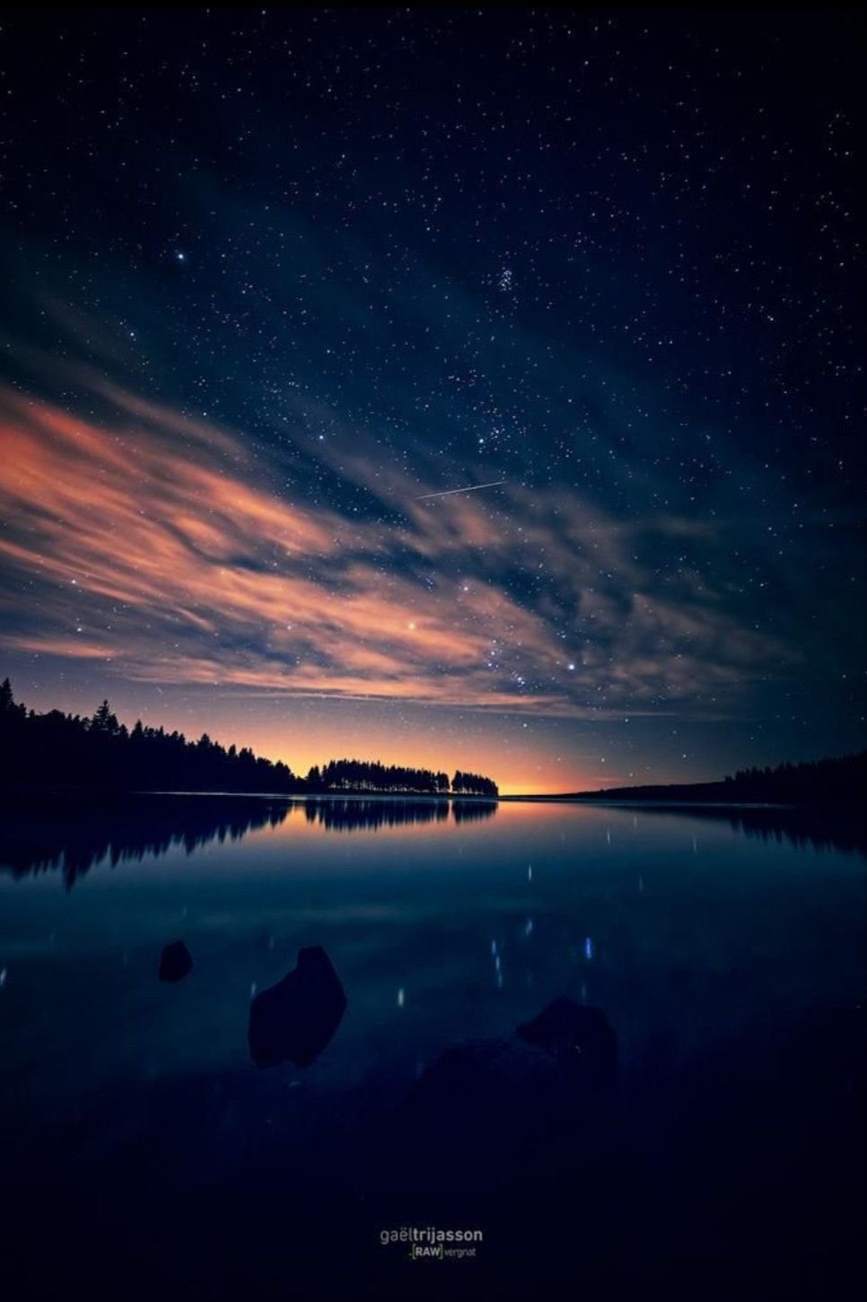 Красивая природа ночью