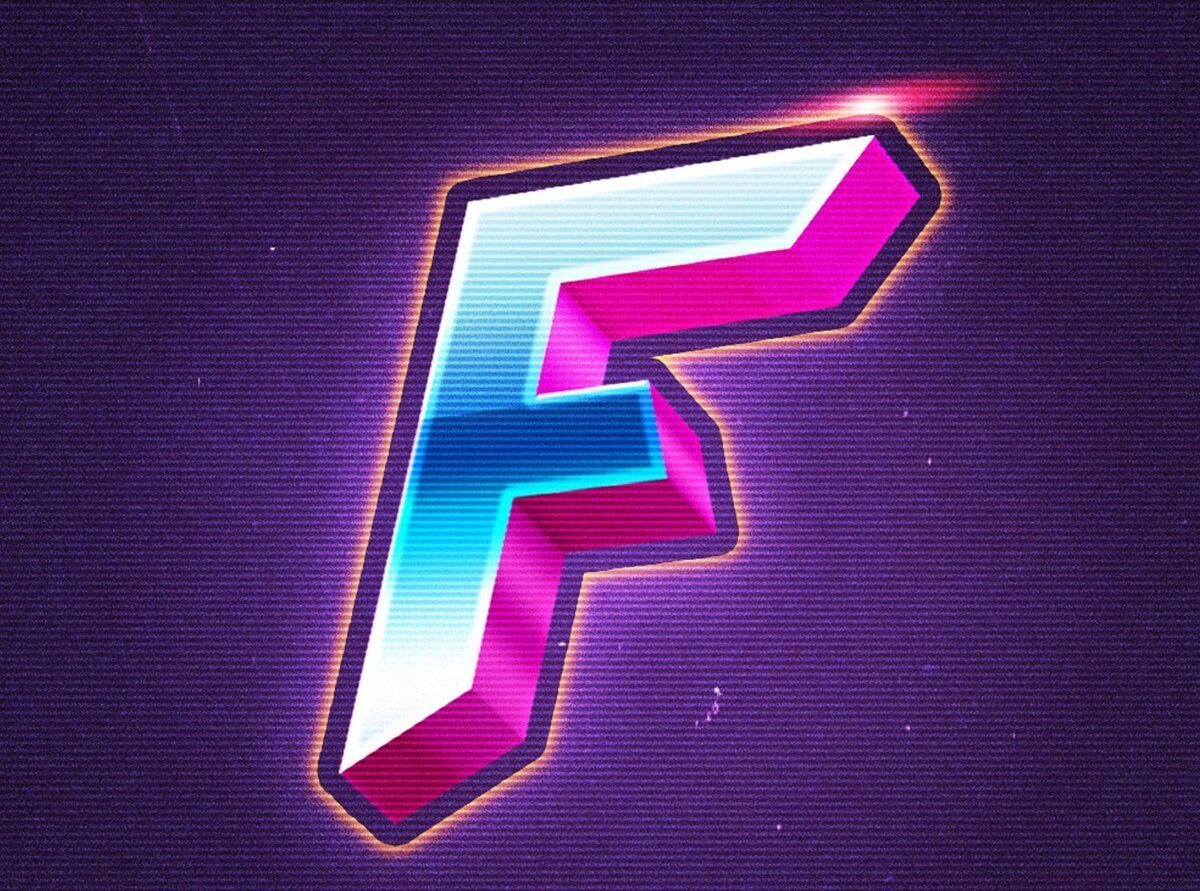 Красивая буква f