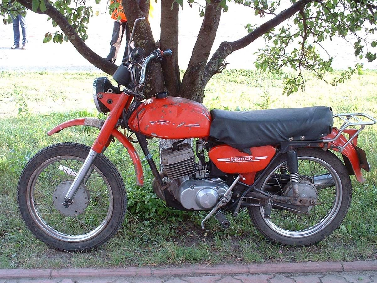 Мотоцикл Минск 125 красный