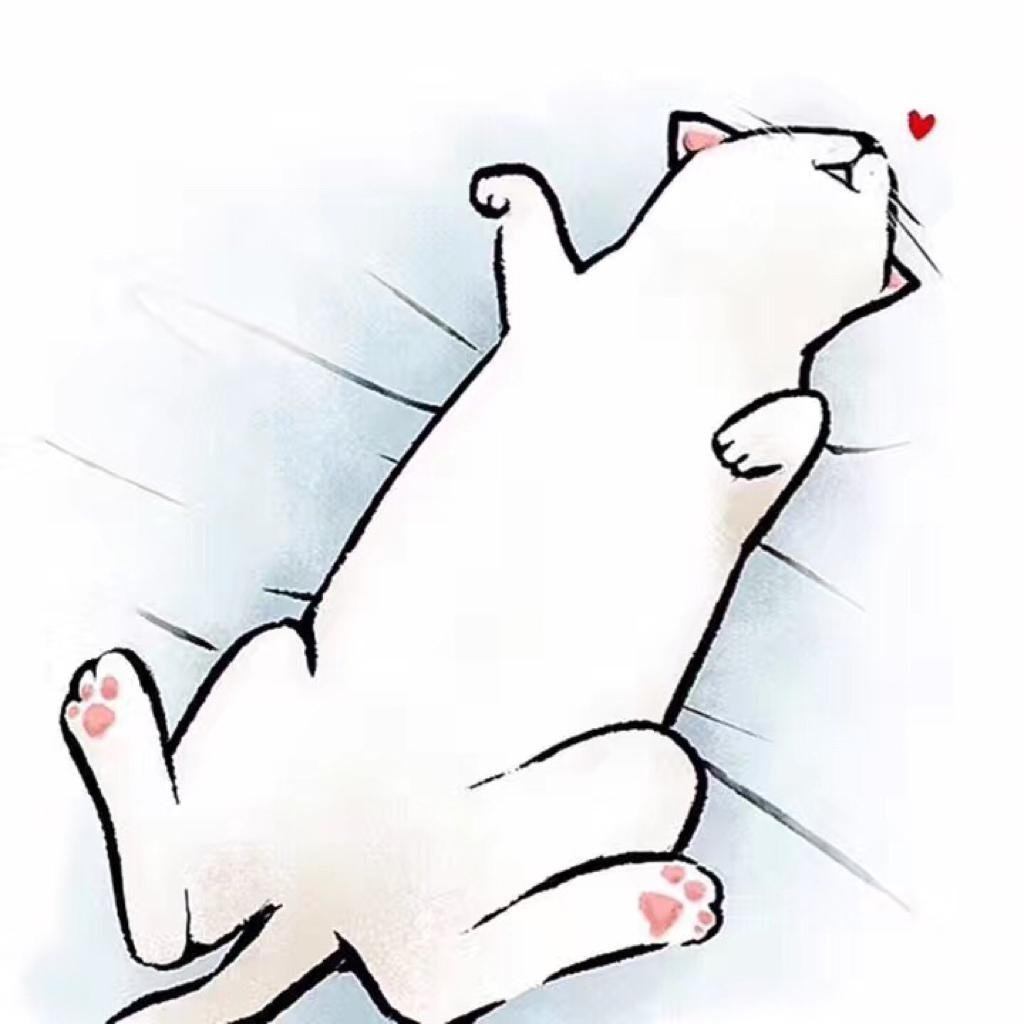 Лежачая кошка рисунок