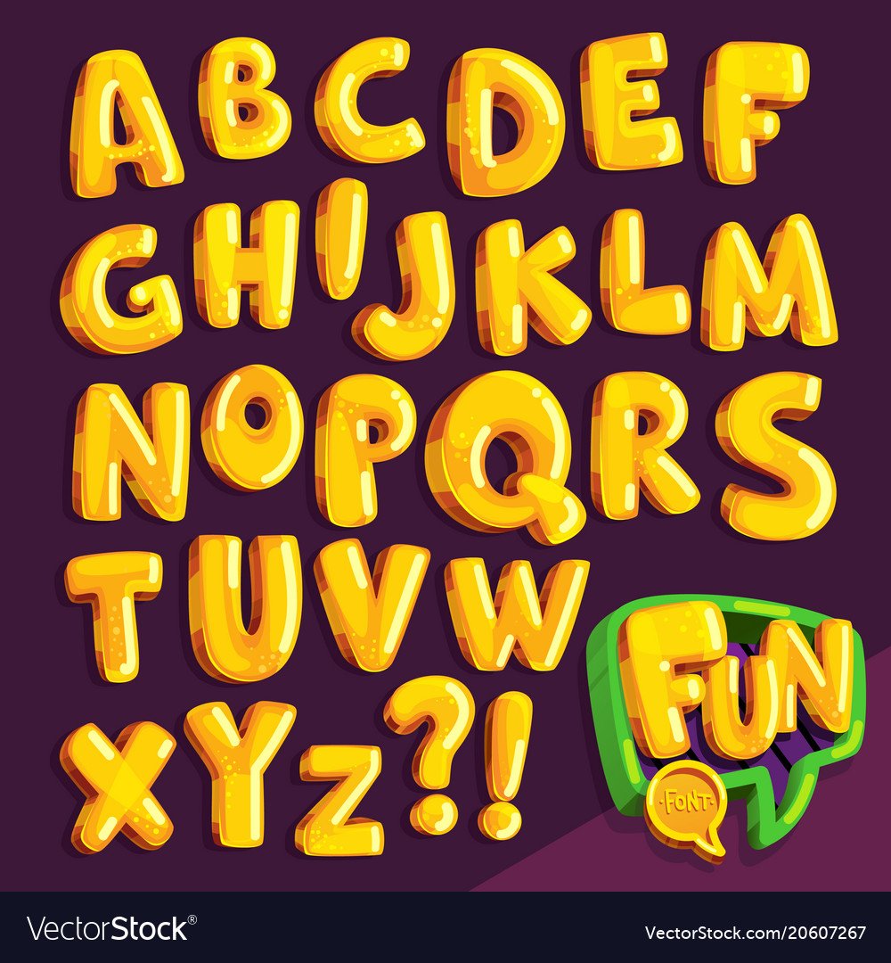 Cartoon font