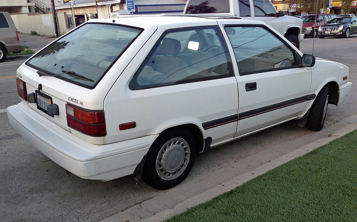 Hyundai excel 1989