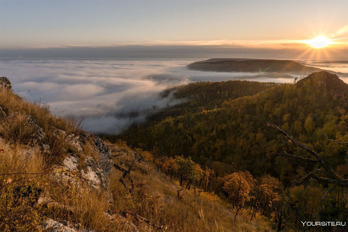 Гора Стрельная Самарская лука Жигулевские горы