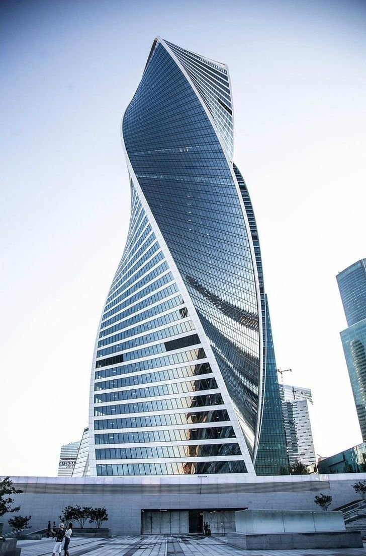 Башня спираль Москва Сити