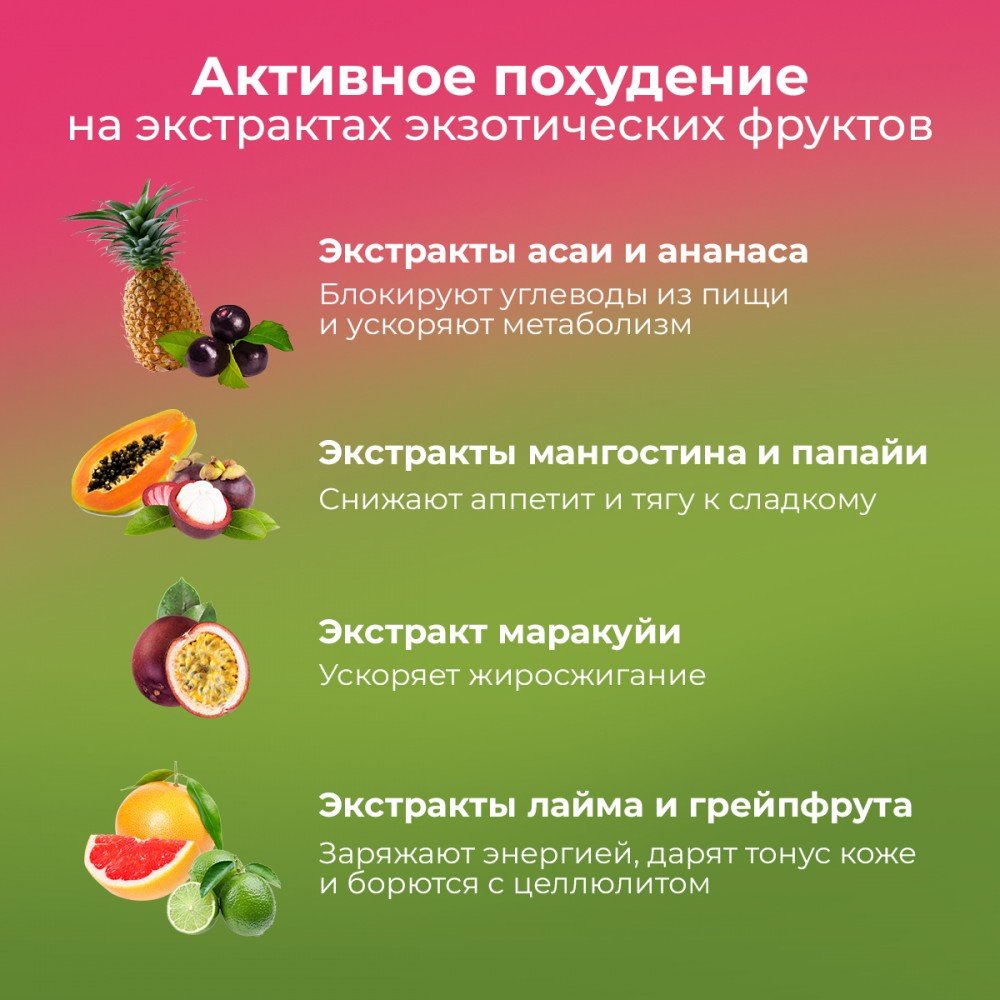 Чудо фрукт для похудения состав