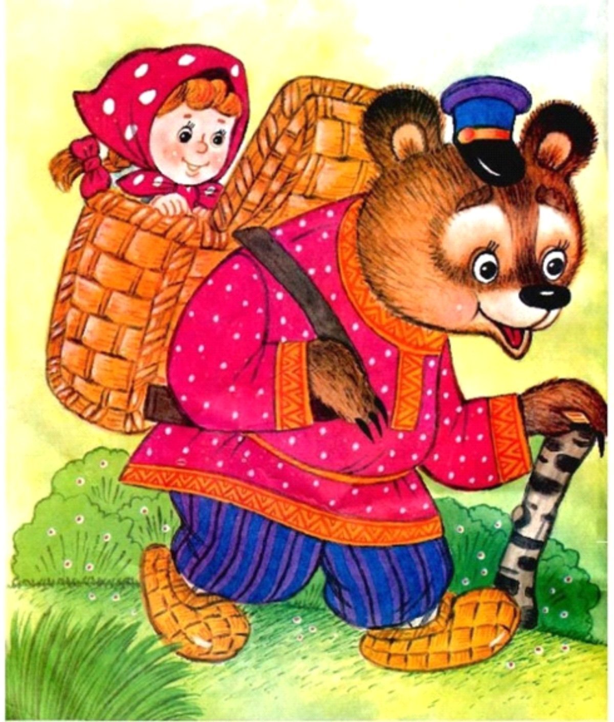 Сказка про Машеньку и медведя