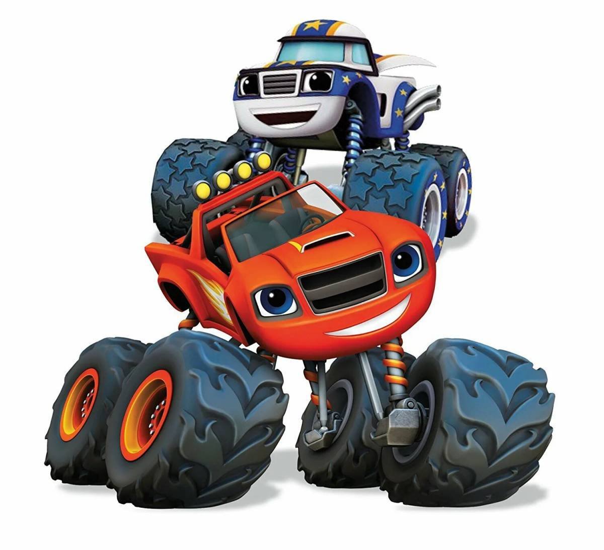 Конструктор Mega Bloks Blaze and the Monster Machines dxf25 гоночная трасса