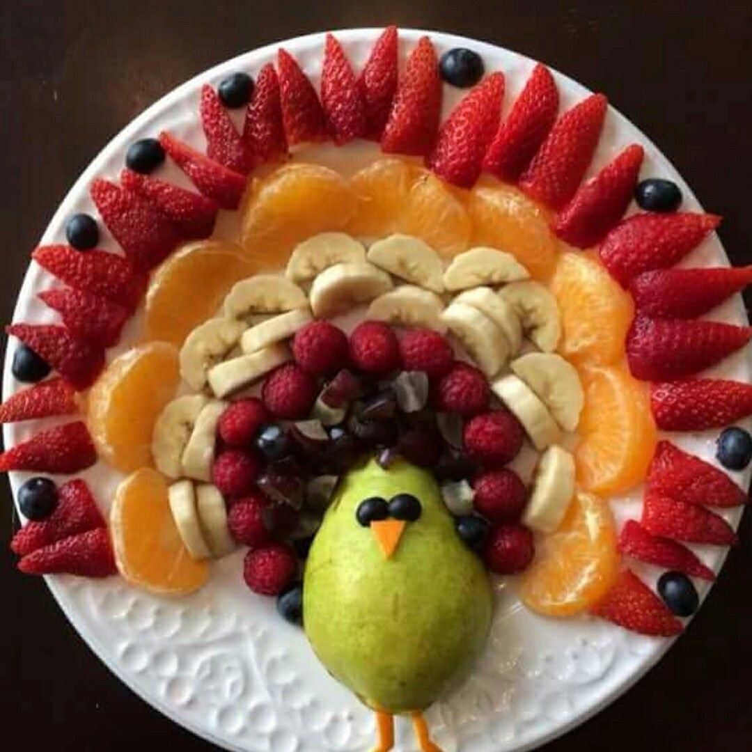 Украшения из фруктов для праздника