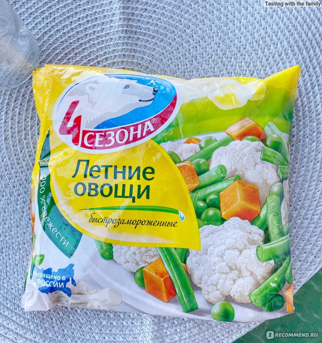 Свежие и замороженные овощи