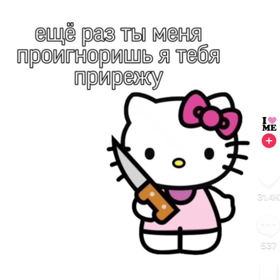 Грустная Хэллоу Китти