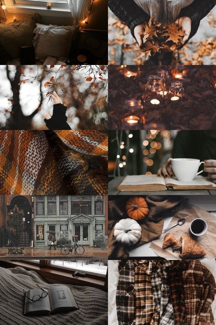 Коричневый коллаж