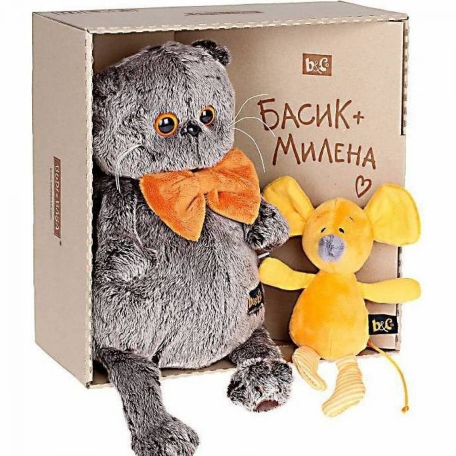 Кот Басик с мышкой Миленой