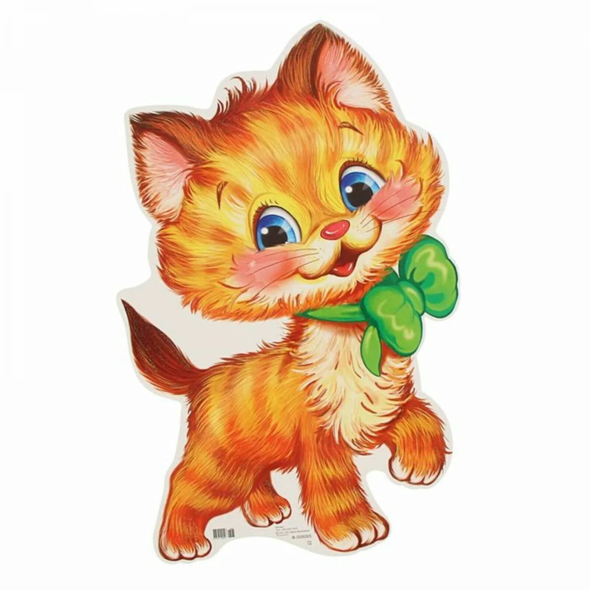 Изображение кошки для детей