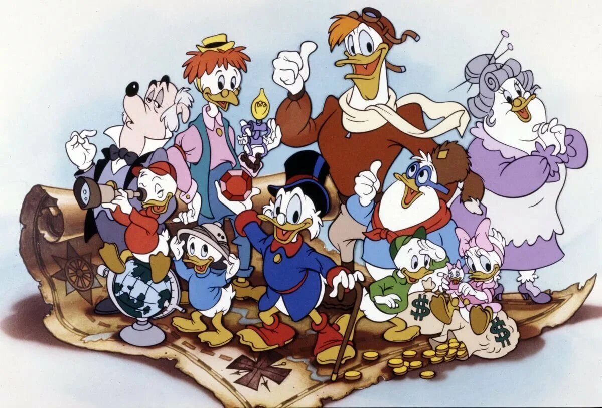 Утиные истории мультсериал 1987 герои