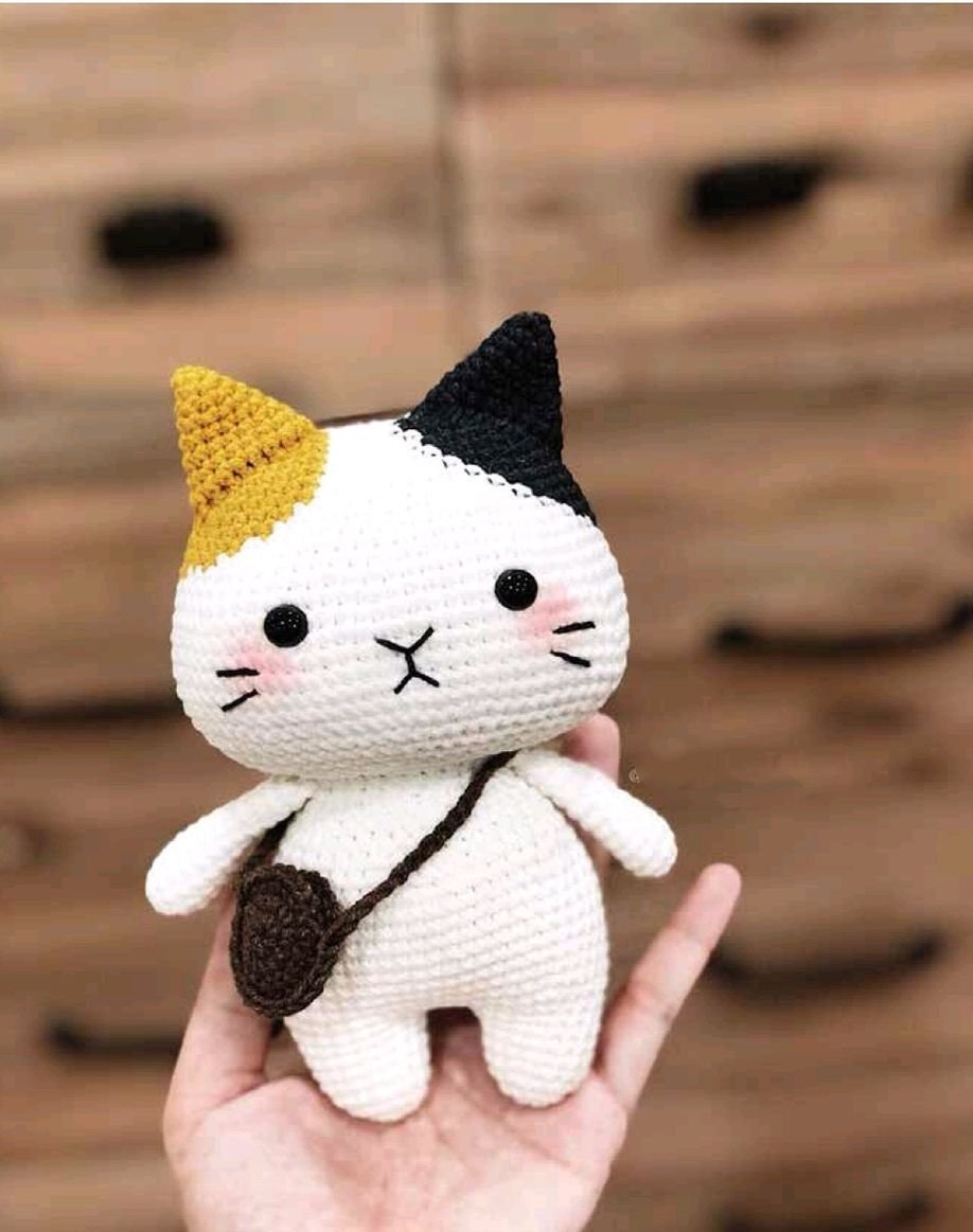 Кот амигуруми