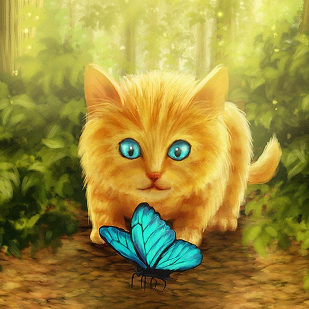 Котики мультяшные