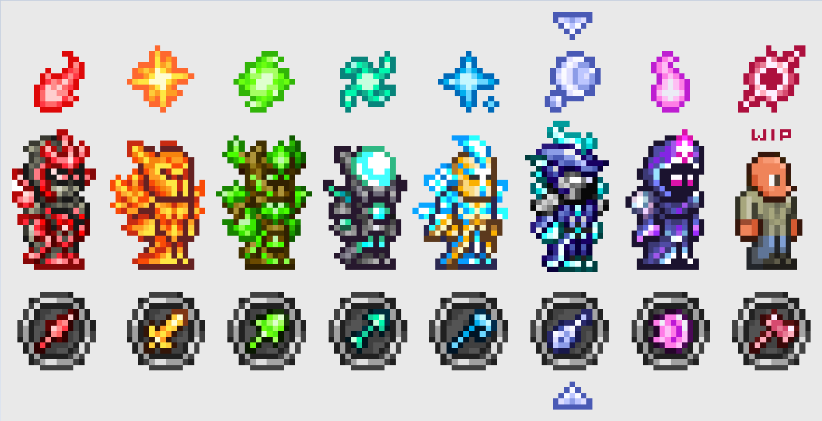 Terraria пиксель арт