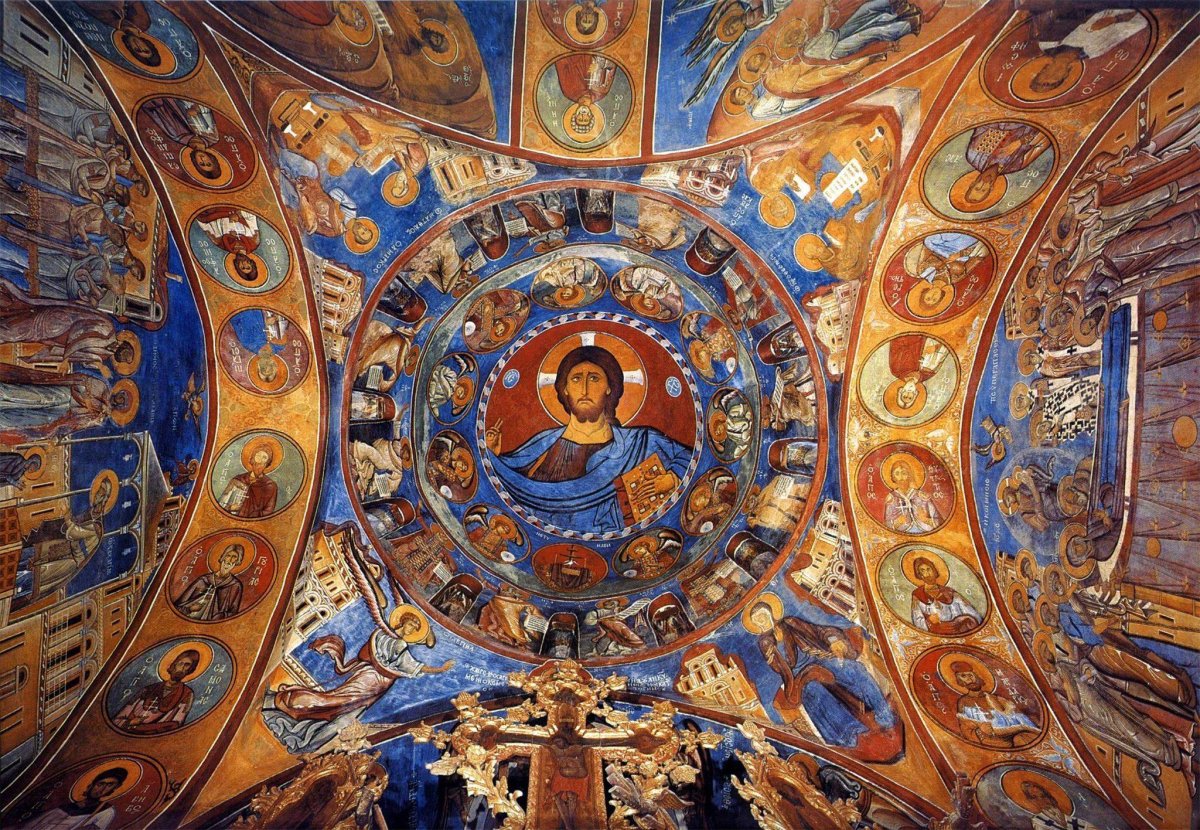Византия фрески Церковь
