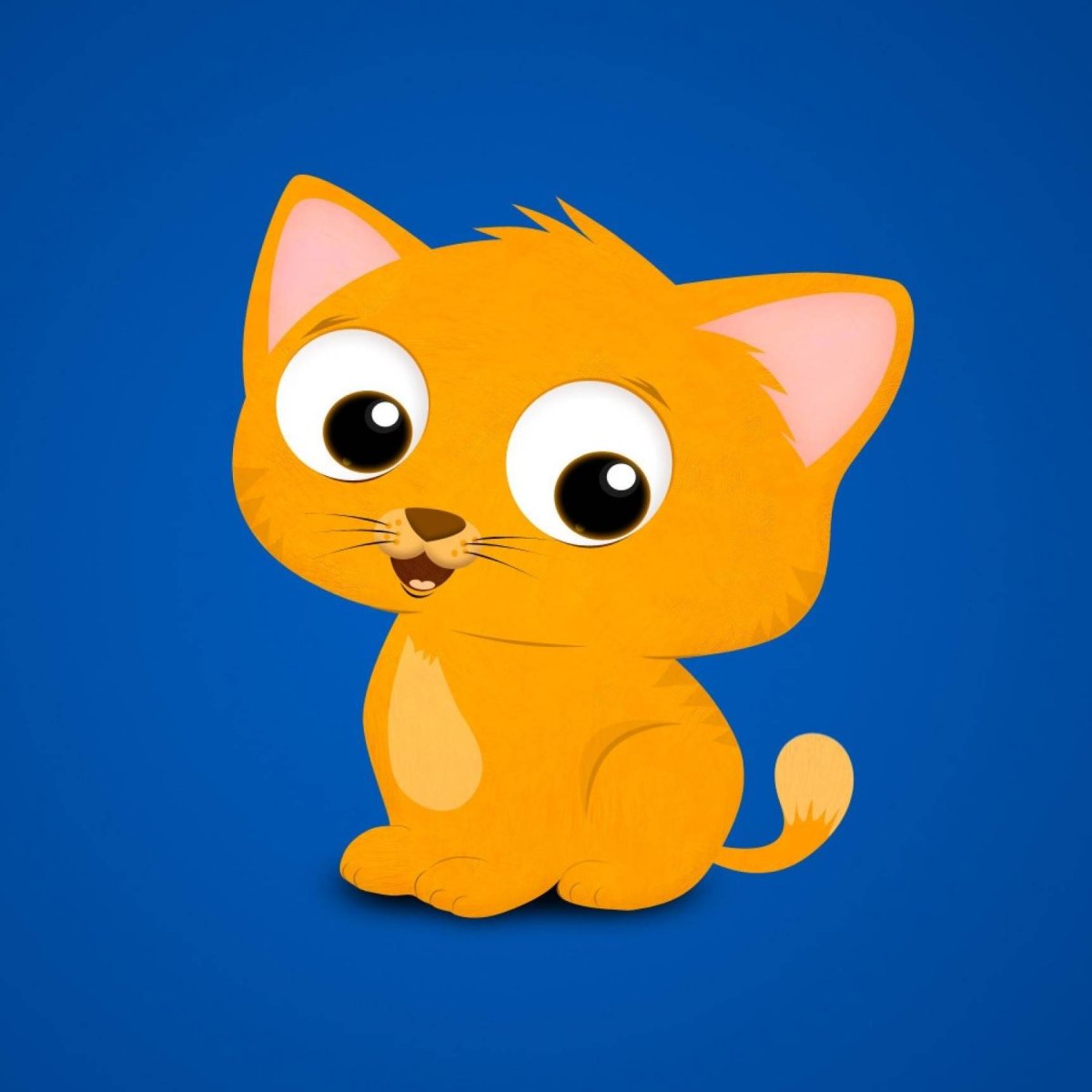 Котенок из мультика