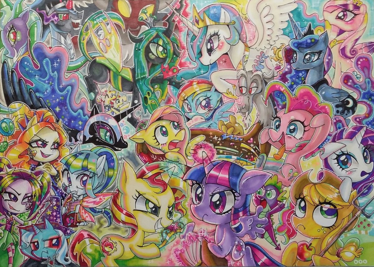 Краски my little Pony